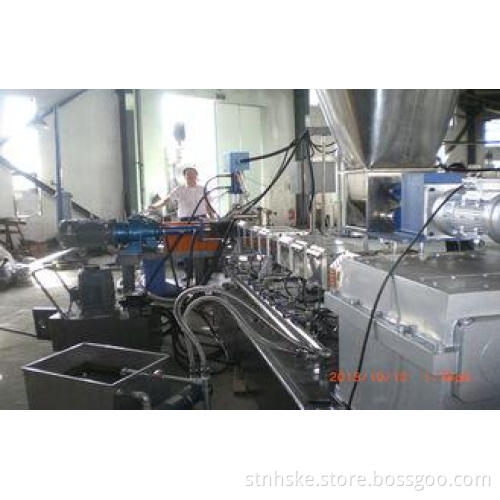 220v Plastic Granules Making Machine With Parallel Twin Scr